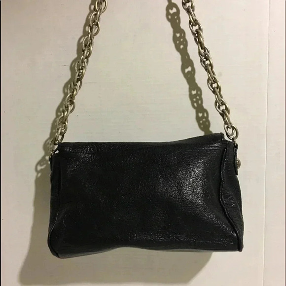 Elliott Lucca Black leather shoulder handbag - Picture 2 of 8